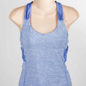 Lululemon Athletica Blue Women's Scoop Neck Sleeveless Racerback Tank Top Sz 6